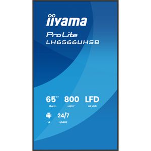 Produktbild für Digital-Signage Iiyama ProLite LH6566UHSB-B1AG, 65 Zoll