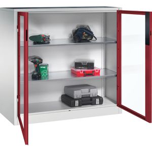 Produktbild für Werkzeugschrank CP-Möbel 8531-055, aus Metall, grau / rot