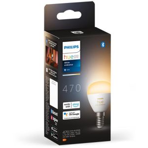 Produktbild für LED-Lampe Philips-Hue White Ambiance Bluetooth E14