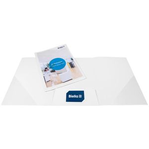 Angebotsmappe Biella Pearl 3, weiß, A4, Karton