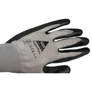 Produktbild für Arbeitshandschuhe Hase Superflex grey, 508610G