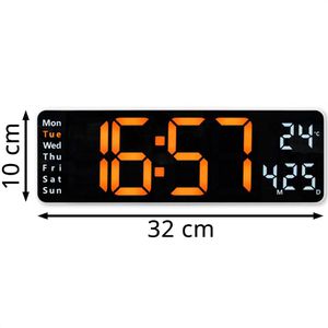 Produktbild für Wanduhr Hama Santa Cruz, Kunststoff, digital, Quarzuhr