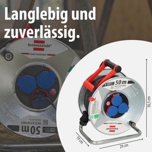 Produktbild für Kabeltrommel Brennenstuhl Garant S, 50m