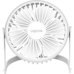 Produktbild für Ventilator LogiLink UA0402, weiß, Ø 12,7cm
