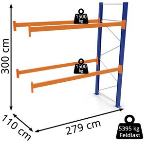 Produktbild für Anbauregal Schulte 46803-N, für 9 Paletten
