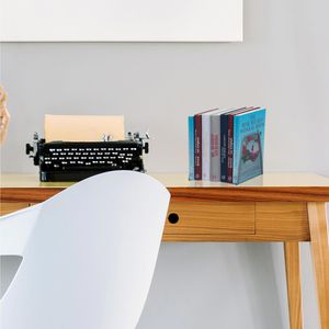 Produktbild für Buchstütze Relaxdays 10024811, silber