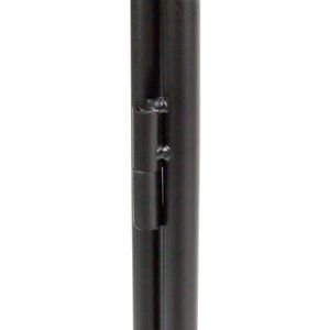 Produktbild für Rosenbogen DEMA Pergola, schwarz, mit Tür