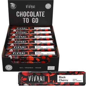 Schokoriegel Vivani Black Cherry, BIO