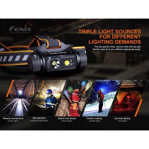 Produktbild für Stirnlampe Fenix HM70R LED, wiederaufladbar