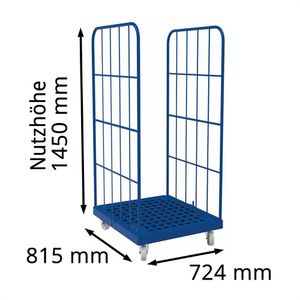 Produktbild für Rollbehälter HMH Nutzhöhe 1450mm