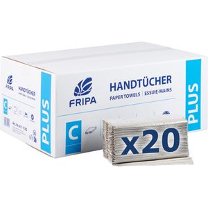 Papierhandtücher Fripa Plus, 4111102, 1-lagig
