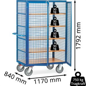 Produktbild für Etagenwagen Fetra Kastenwagen, 4393