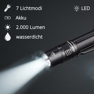 Produktbild für Taschenlampe Fenix PD36 TAC, LED, aufladbar