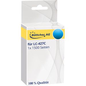 Produktbild für Tinte Böttcher-AG für Brother LC-427C