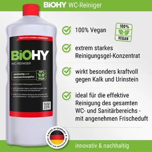 Produktbild für WC-Reiniger BiOHY 100% vegan und nachhaltig, Gel