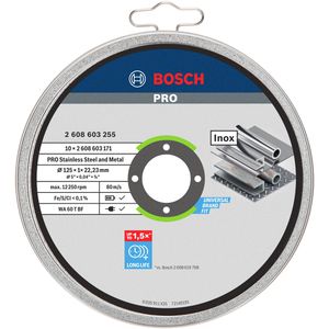 Produktbild für Trennscheibe Bosch PRO Stainless Steel and Metal, 22,23 mm