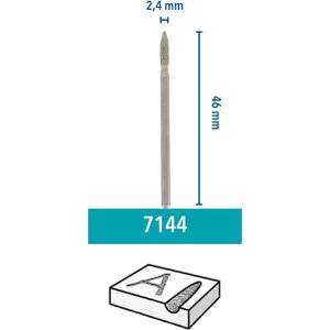 Produktbild für Fräser Dremel 7144 Diamantbestückter Fräser, 3,2mm