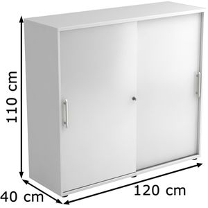 Produktbild für Schiebetürenschrank Hammerbacher B-Serie, abschließbar