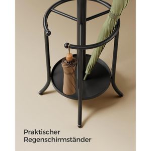Produktbild für Garderobenständer Songmics RCR011B01, schwarz