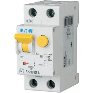 FI-LS-Schalter Eaton PXK-B25, 230 V / 400 V, 10 kA, 1-polig+N