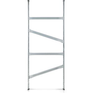 Produktbild für Anbauregal GEWE 815A4R, 4 Metallböden