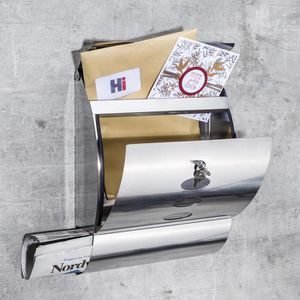 Produktbild für Briefkasten Böttcher-AG 60117, silber, aus Edelstahl