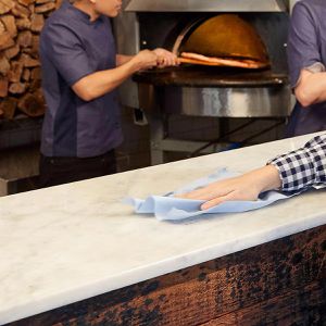 Produktbild für Putztuchrolle Tork Reflex, 473391, M4, Recyclingpapier, blau