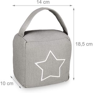 Produktbild für Türstopper Relaxdays aus Stoff