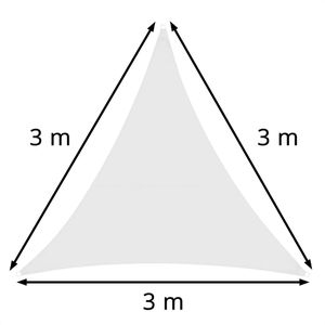 Produktbild für Sonnensegel Casa-Pura fd-8406, weiß, dreieckig