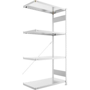 Produktbild für Anbauregal META-Regalbau 20011322, 4 Metallböden