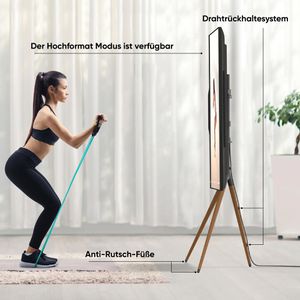 Produktbild für TV-Ständer Onkron TS1220-B, Buche/schwarz, Metall &amp; Holz