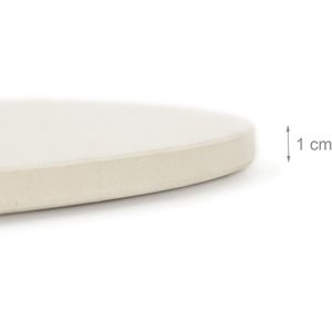 Produktbild für Pizzastein Relaxdays 10019339, bis 800°C, aus Cordierit