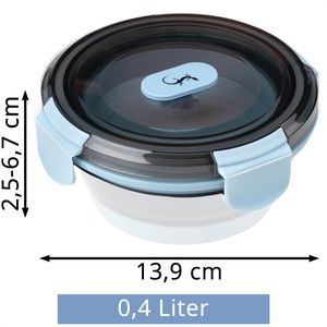Produktbild für Frischhaltedose Lurch Up &amp; Down, aus Silikon / Kunststoff