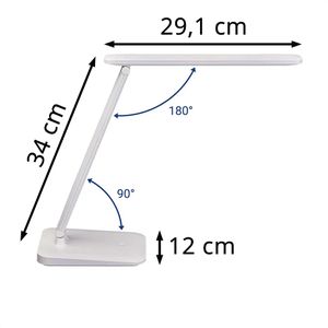 Produktbild für Schreibtischlampe Maul Maulsally colour, weiß, LED, dimmbar