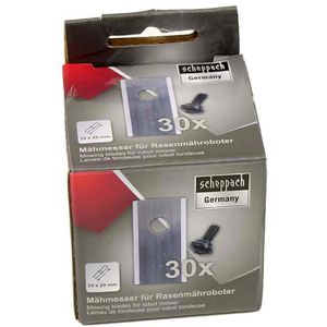 Produktbild für Rasenmäher-Messer Scheppach 7913001602, 30 Stück