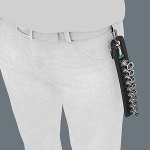 Produktbild für Steckschlüssel Wera Belt A 1 Zyklop, 10-teilig