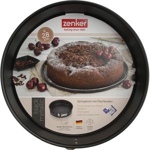 Produktbild für Backform Zenker Black Metallic 6504, mit Flachboden, aus Stahl