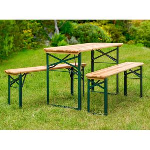 Produktbild für Bierzeltgarnitur Böttcher-AG 64040, braun