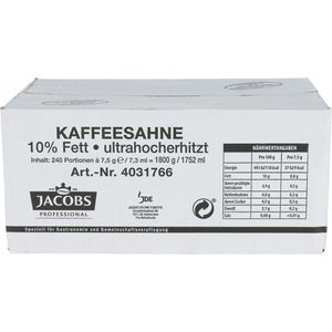 Produktbild für Kaffeesahne Jacobs Profesisonal Fettgehalt 10 %