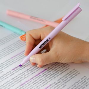 Produktbild für Textmarker Kores High Liner Pastel, 6 Stück