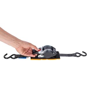 Produktbild für Spanngurt Kerbl 37329, schwarz, mit S-Haken &amp; Ratsche