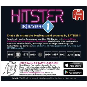 Produktbild für Kartenspiel Jumbo 1110100472, Hitster - Bayern 1
