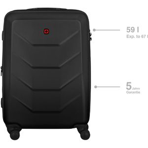 Produktbild für Koffer Wenger Prymo Medium, erweiterbar, schwarz