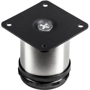 Möbelfuß SO-TECH JIMMY, 117934, silber, Metall