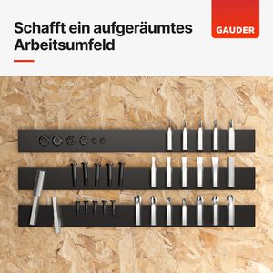 Produktbild für Magnetschilder Gauder MTS-150x25x2-3M-10pcs