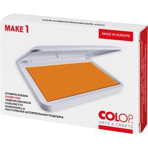 Produktbild für Stempelkissen Colop Make 1, für Büro &amp; Kreativprojekte, orange