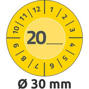 Prüfplaketten Zweckform 7902, mit Jahreszahl 20XX