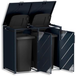 Produktbild für Mülltonnenbox Metzler MMB-7-2X, Metall
