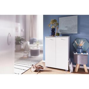 Produktbild für Schuhschrank Wohnling Nimes, WL1.348, weiß