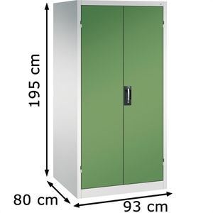 Produktbild für Werkzeugschrank CP-Möbel 8924-052, aus Metall, grau / grün